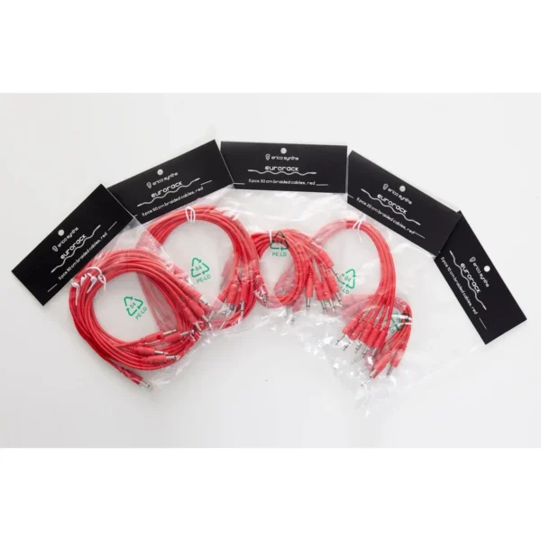 Erica Synths Braided Eurorack Patch Cables 10cm (5 pcs)