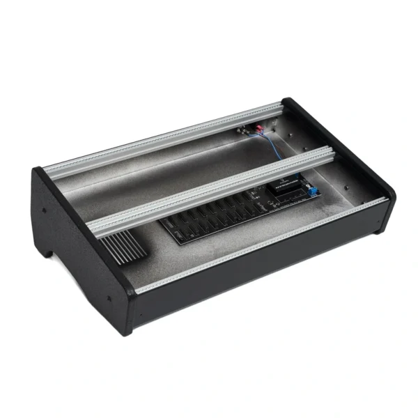 Erica Synths 2 x 84HP skiff case with integrated PSU horizontal side panels (UK plug)