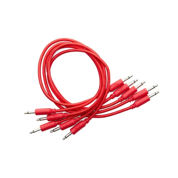 Erica Synths 5 pcs 60 cm braided cables, white