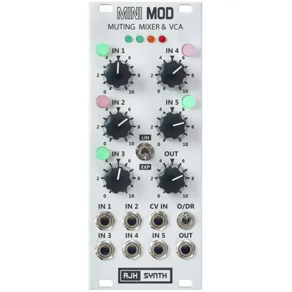 AJH Synth MiniMod Muting Mixer & VCA (Black)