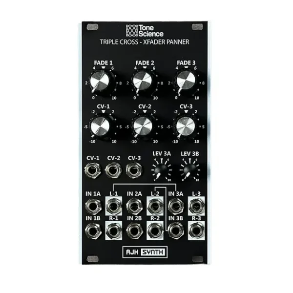 AJH Synth Triple Cross Xfader and Panner (Black)