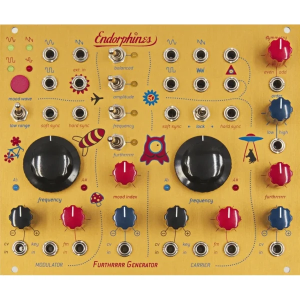 Endorphin.es Furthrrrr Generator Dual VCO (Black)